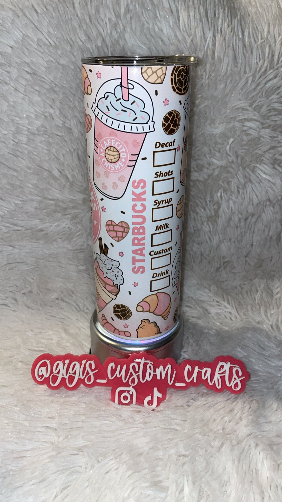 Cafecito y Chisme 20oz Tumbler