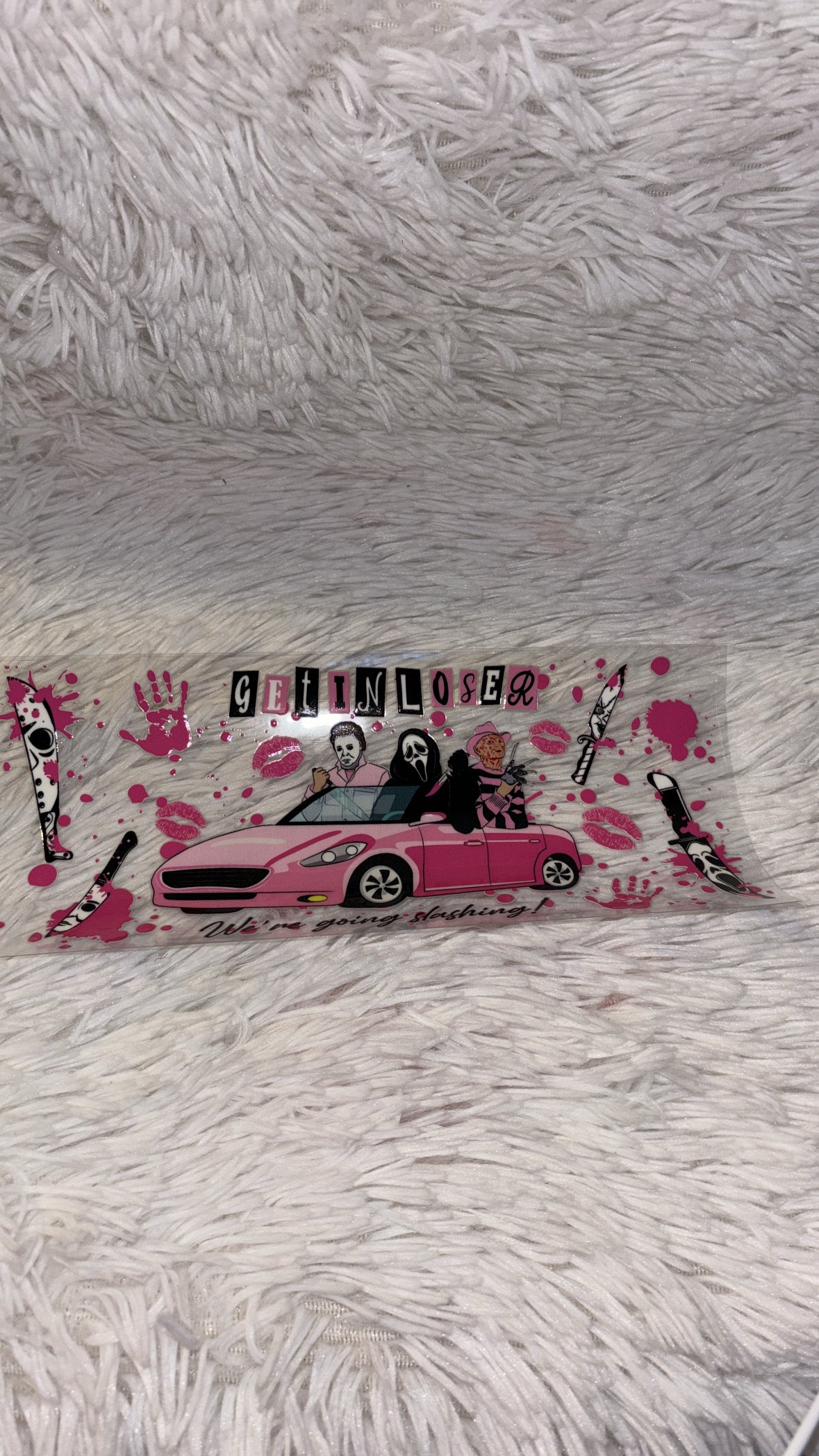 Pink Halloween 16oz UVDTF WRAP