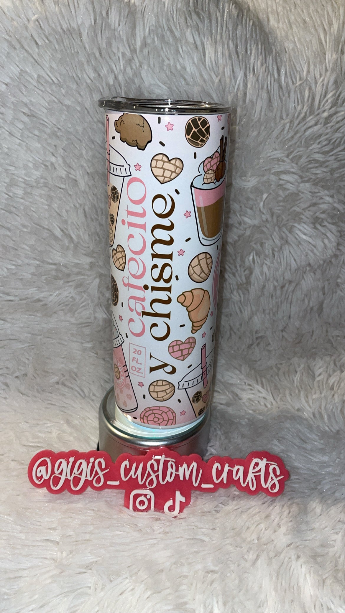 Cafecito y Chisme 20oz Tumbler