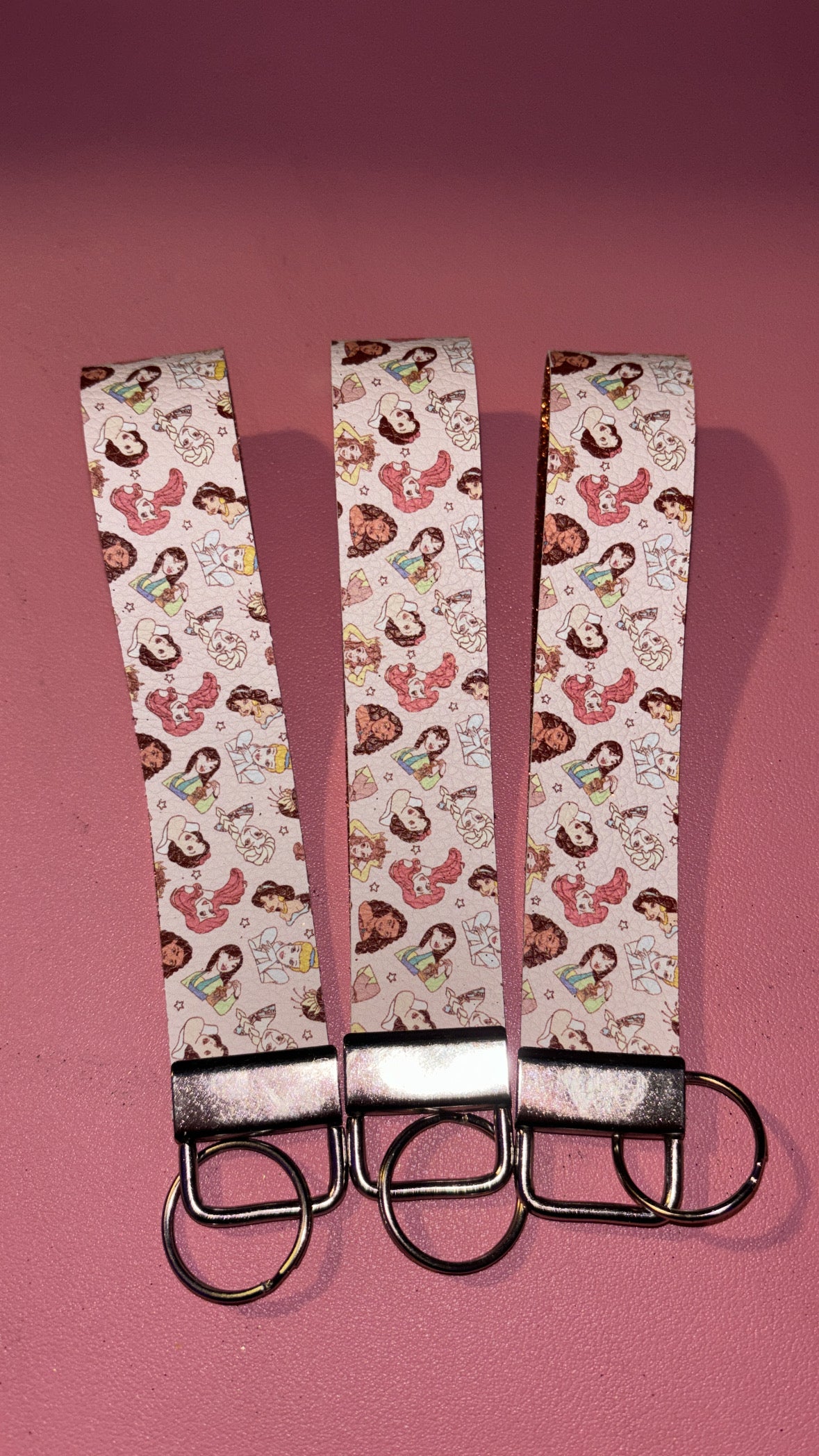 Princess Keychain Wristlet