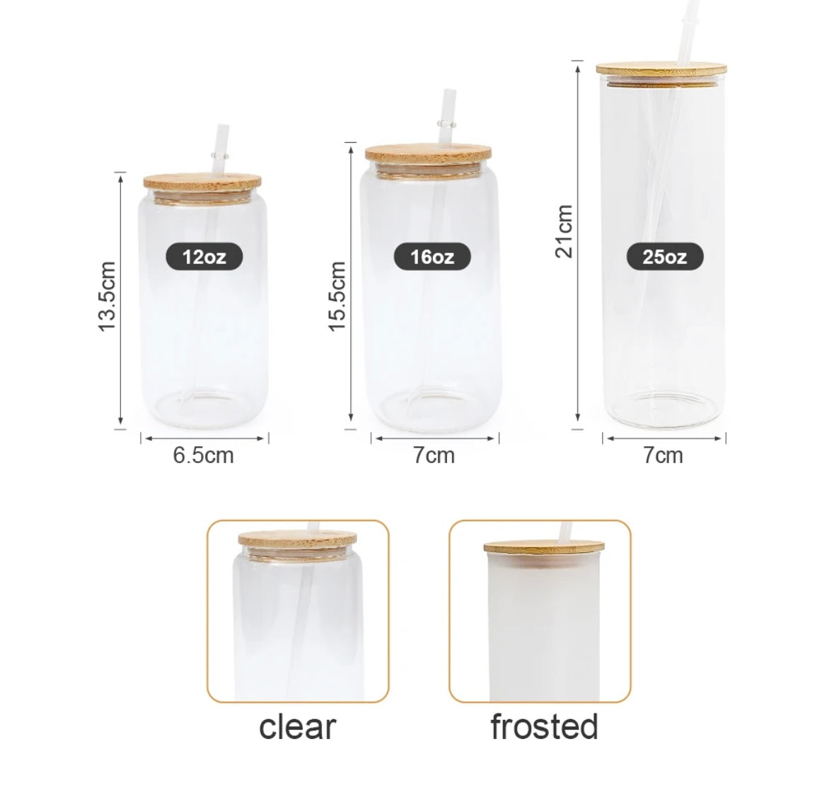 16oz Custom Glass Can