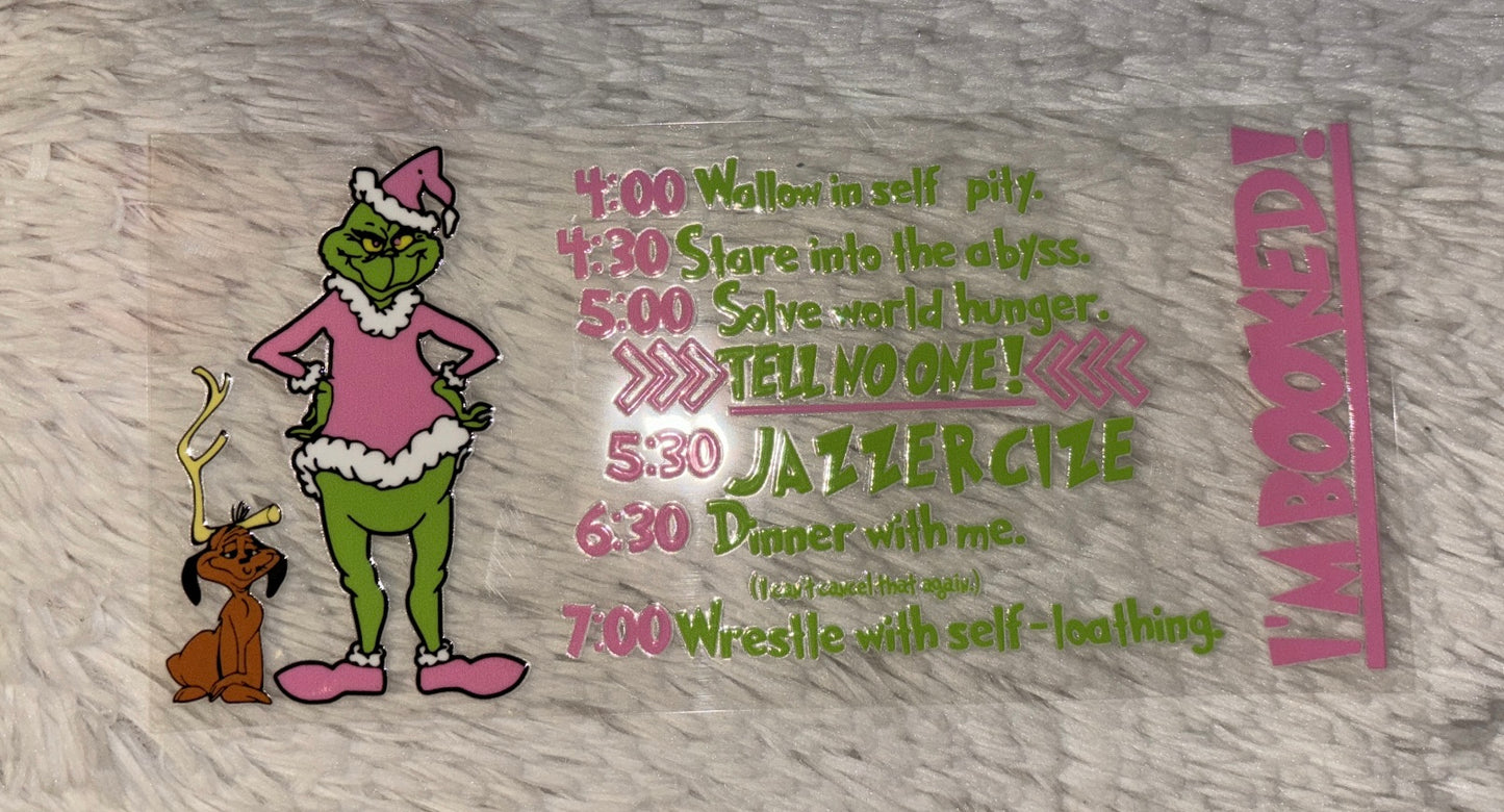 Grinchmas 16oz UVDTF WRAPS