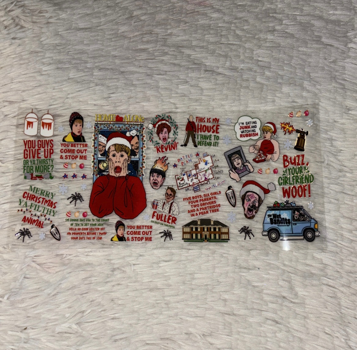 Xmas Funny 16oz UVDTF Wraps