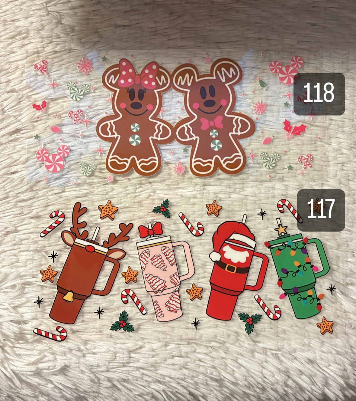 Gingerbread 16oz UVDTF WRAP