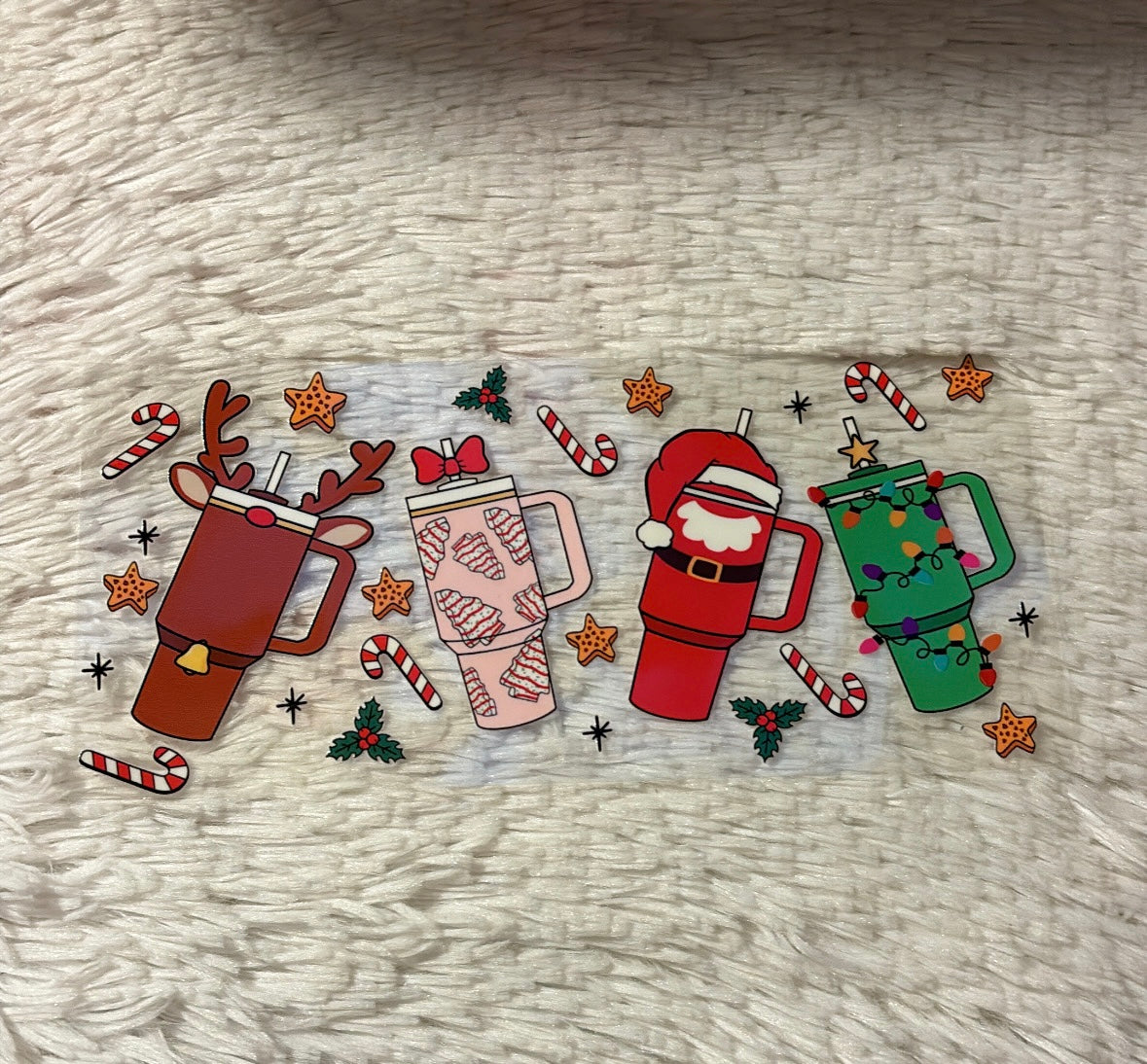 Gingerbread 16oz UVDTF WRAP