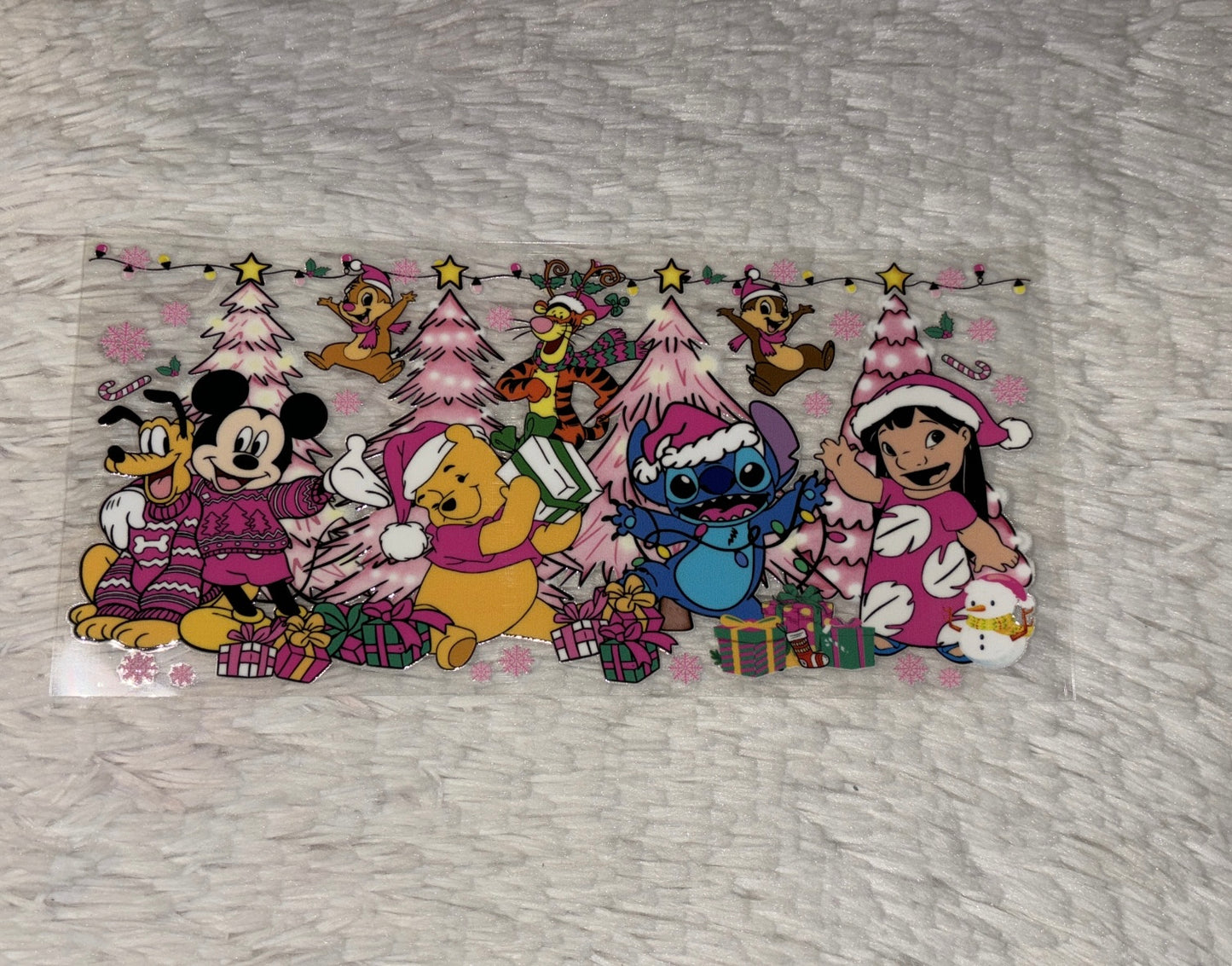 Xmas Friends 16oz UVDTF Wrap