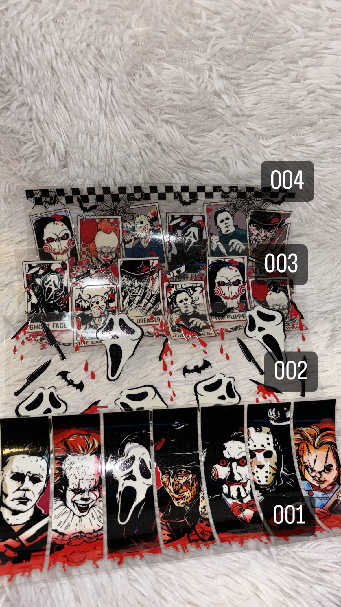 Halloween Friends UVDTF 16oz Wrap