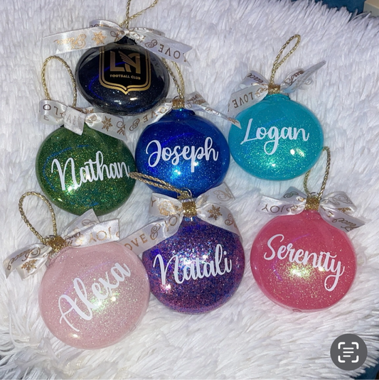 Personalized 3” disc Ornaments