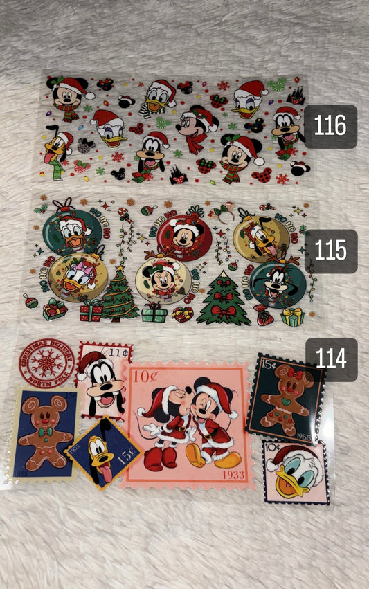 Mickey & Friends 16oz UVDTF Wraps