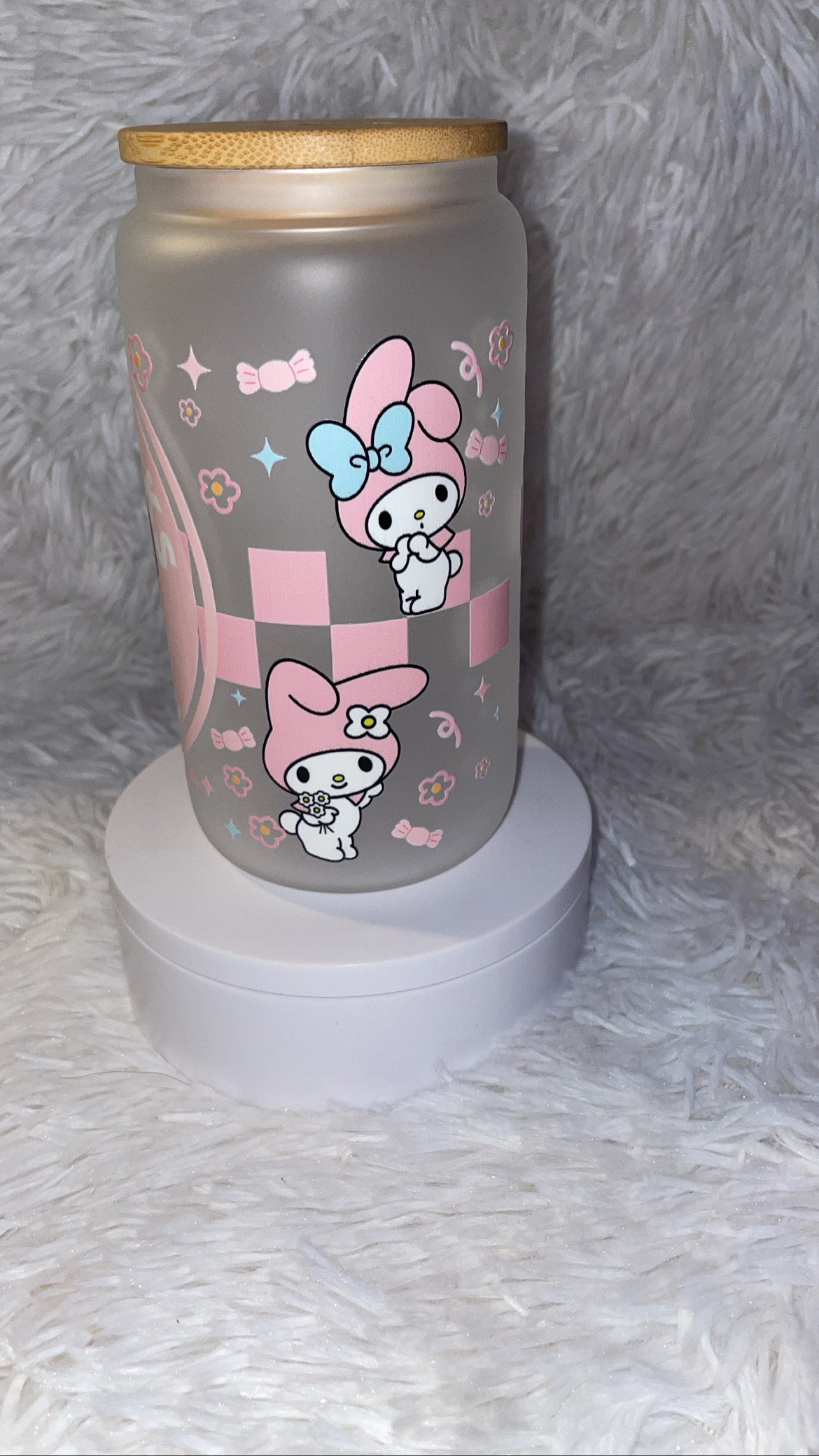 Melody 16oz Frosted Glass Cup