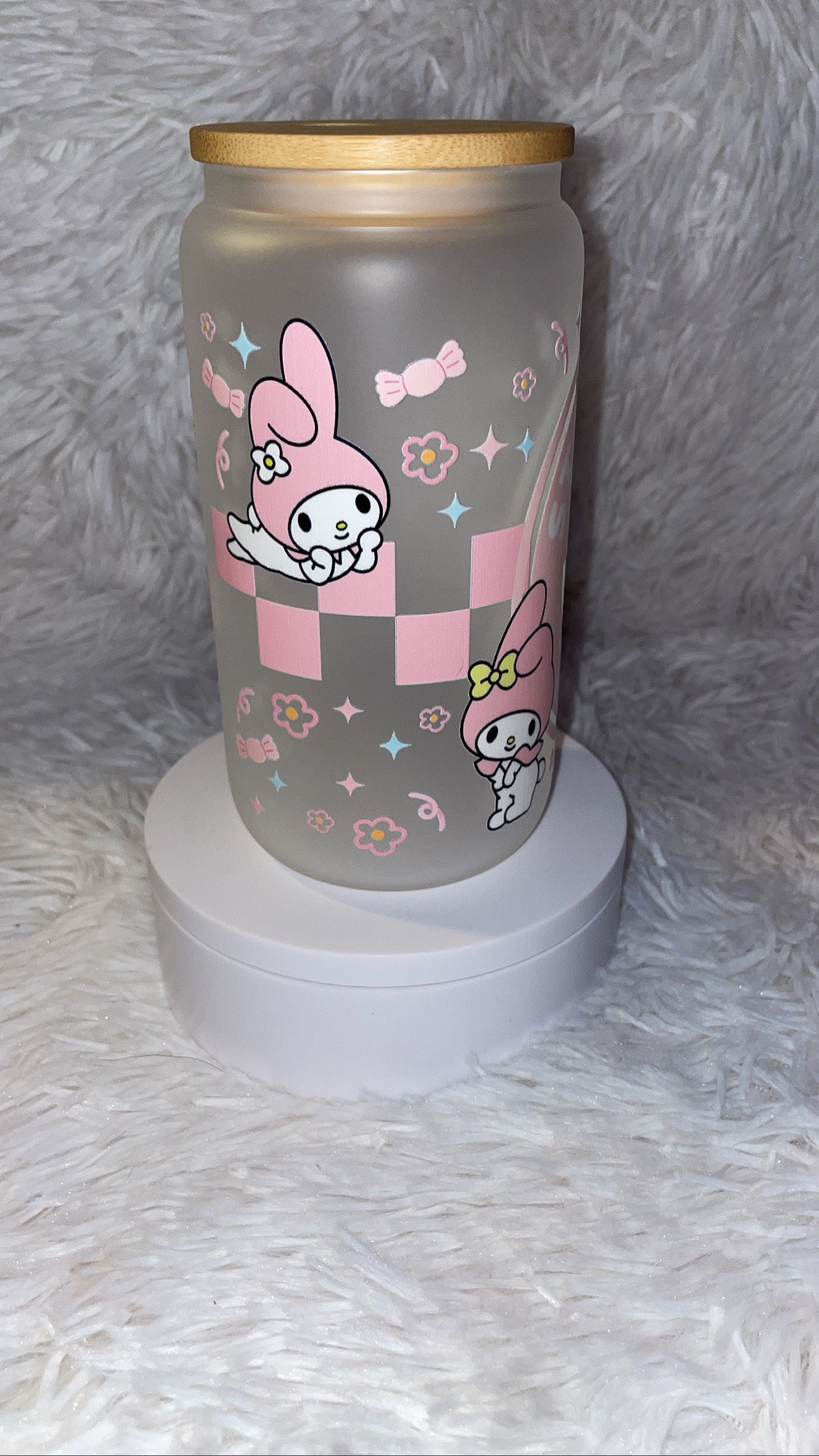 Melody 16oz Frosted Glass Cup