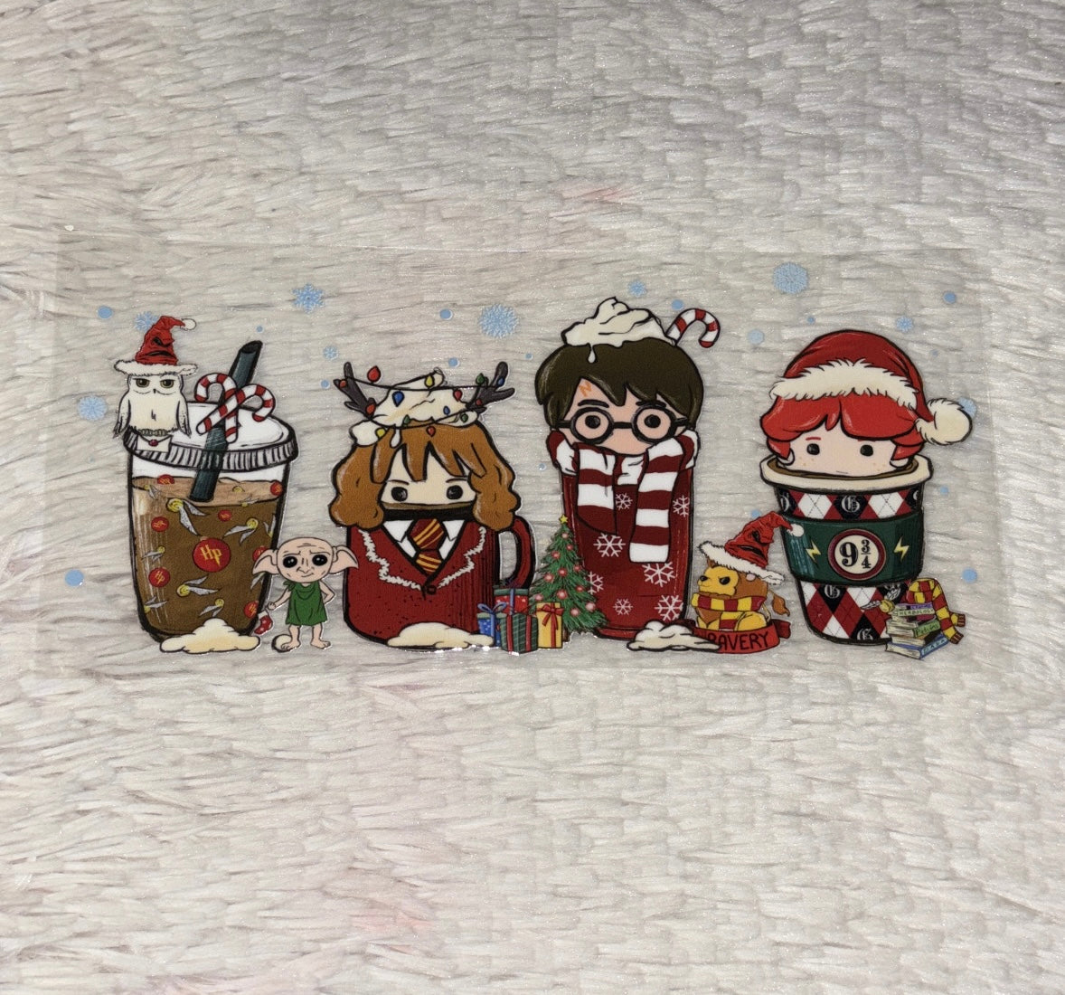 Xmas HP, Princess, kitty 16oz UVDTF WRAPS